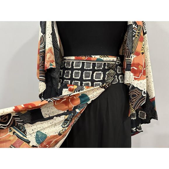 Componix Kimono and Skirt Art Deco Set Size Large/ 14 VINTAGE VTG - Picture 12 of 16